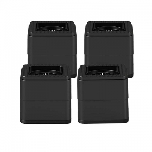 Takira Bed Risers Heavy-Duty,4 Pack, Adjustable Bed Lifts Riser for Desk Legs,Couch,Washing Machine